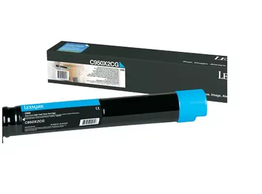 Lexmark C950X2CG Cartouche de toner 1 pièce(s) Original Cyan_0