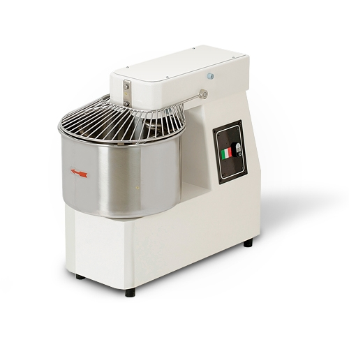 Pétrin professionnel 42 litres - 2 vitesses - cuve fixe - triphasé 400 V - acier inoxydable - fabrication italienne_0