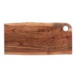 Planche à découper organique 50x25 cm en bois massif - Wild Marron Rectangle Bois - Table Passion_0