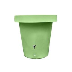 PLAST'UP ROTOMOULAGE Carré de plantation récupérateur d'eau de pluie mural lluvia 420l - VERTPISTACHE - vert 0637962081473_0