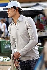 Polo homme manches longues 190 Apollo Kariban réf. K228 - 95% coton, 5% élasthanne_0