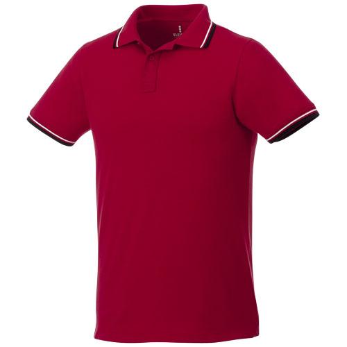 Polo tipping manches courtes homme Fairfield 38102251 - 100% coton, maille piquée 180 g/m²_0