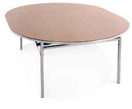 Tables pliantes ovales - design pratique et modulable_0
