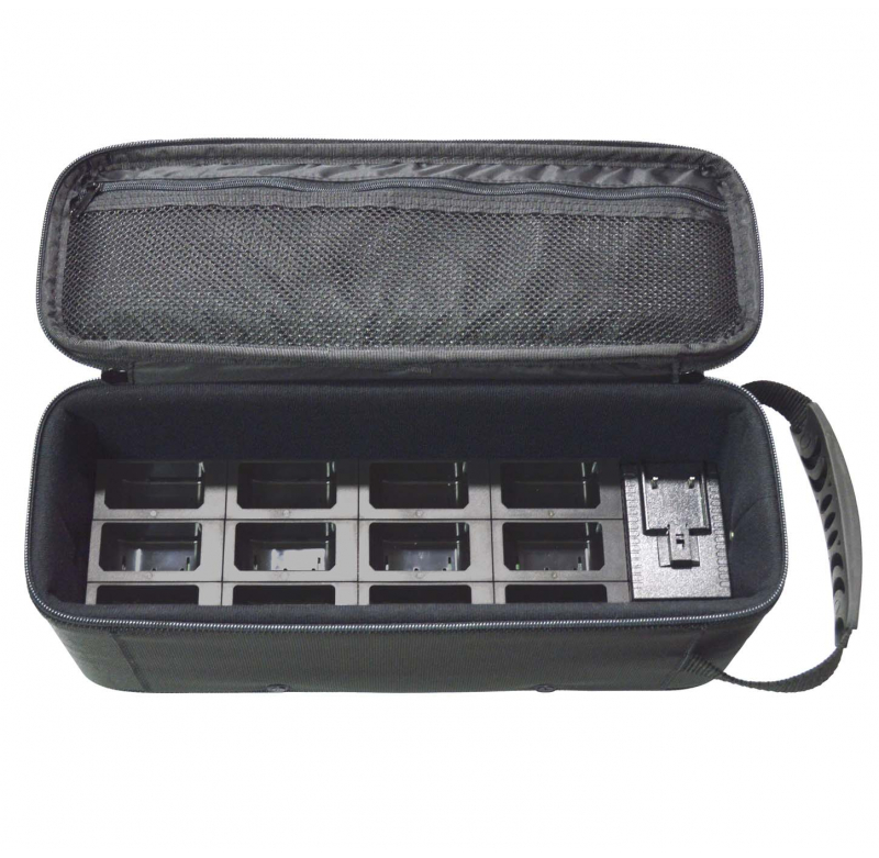 Valise de transport WT-200CASE pour système de visite guidée - 12 compartiments avec LED et accessoires inclus_0