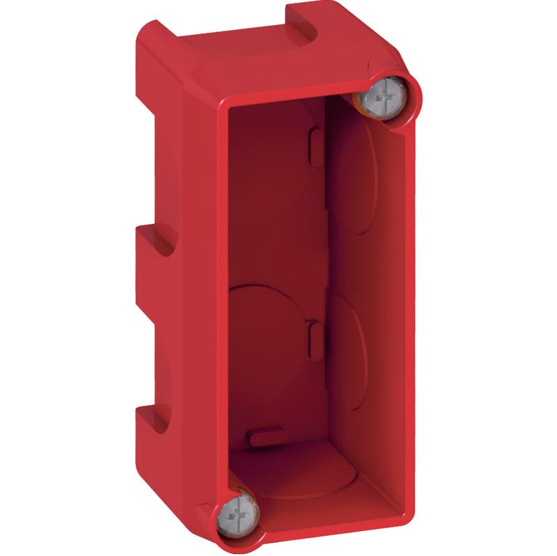 Boîtier de dérivation Batibox maçonnerie - 1/2 poste - 1 module - profondeur 40 mm_0