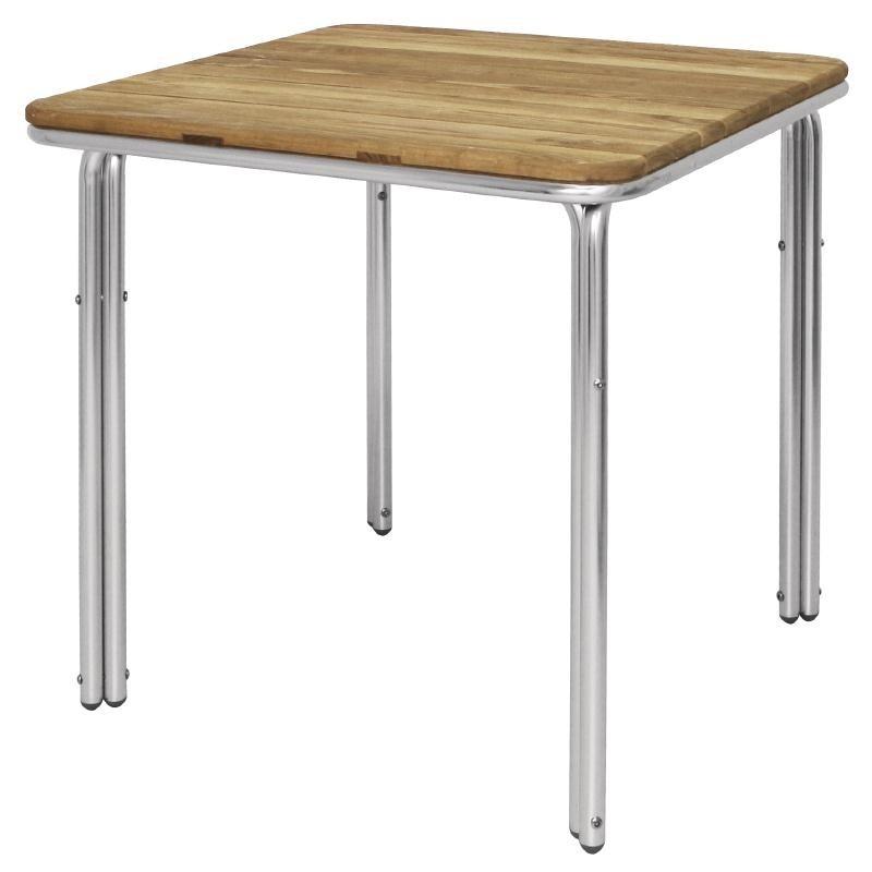 Bolero - table carré en frêne et aluminium bolero_0