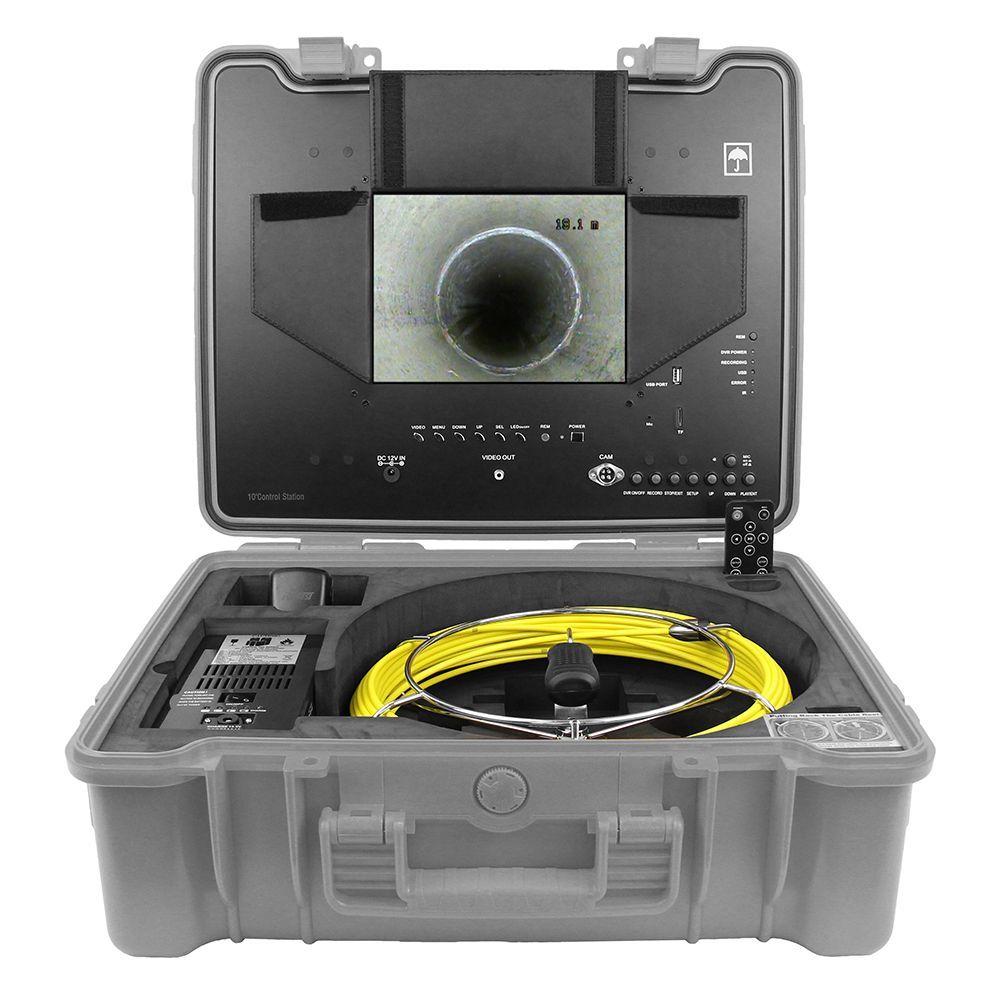 Caméra d'inspection portable OXLUS 20 - joncs poussés, tête CCD 90° à 120° - DN50 à DN125_0