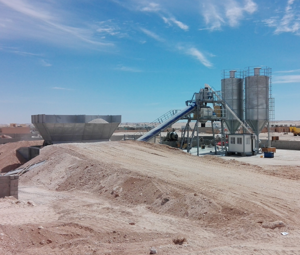 Centrale à béton galvanisée, transportable 120 m3/h - express t_1