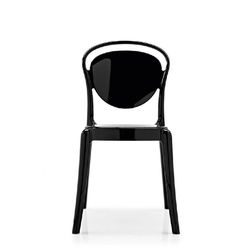 CHAISE DESIGN CALLIGARIS LA PARISIENNE POLYCARBONATE NOIRE OPAQUE_0