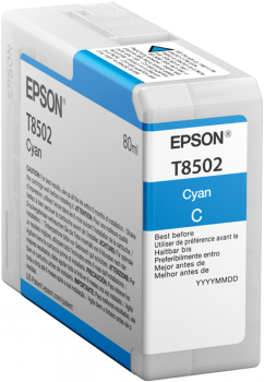 Epson cartouche d'encre cyan pour traceur sc-p800 - 80 ml (c13t850200)_0