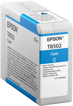 Epson - Cartouche d'encre pigmentaire cyan pour traceur SC-P800 - 80 ml (C13T850200)_0