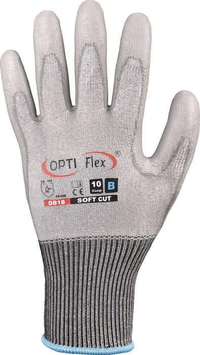 Gant soft cut taille 8 gris en 420/en 388 catégorie epi ii en 420/en 388 optiflex_0