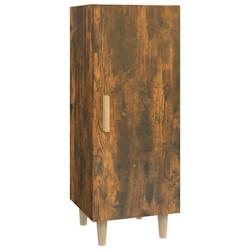 HELLOSHOP26 - Buffet bahut commode en bois d'ingénierie marron 34,5 x 34 x 90 cm - Organisateur pour cuisine, salon et salle de séjour_0