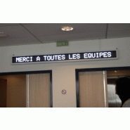 Journal lumineux - fixation murale, suspendue ou en drapeau - affichage rouge, vert ou ambre_0