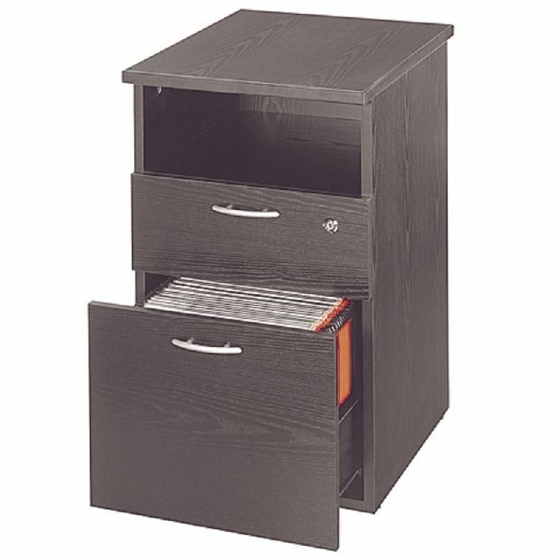 JPG CAISSON PRONTO MÉTAL HAUTEUR BUREAU  NOIR