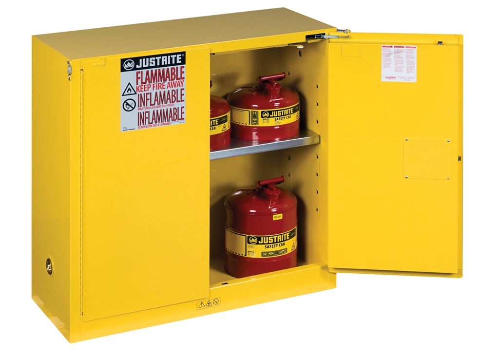 Ju300 - armoire de sécurité pour produits inflammables - delahaye - capacité 144 l_0