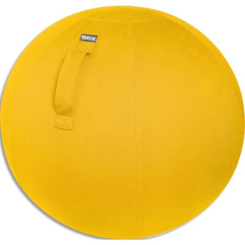 Leitz Cosy - Ballon d'assise ergonomique jaune, 52790019 - Diamètre 65 cm, housse lavable et pompe incluse_0