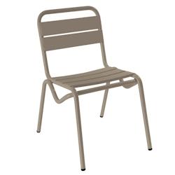 Ligne chr avignon chaise - taupe 7006  carton de 4 - marron métal MCH-750745-TAUP_0