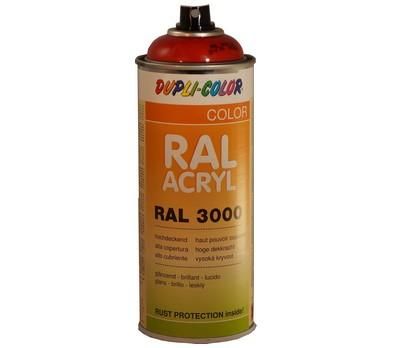 PEINTURE ACRYLIQUE BRILLANT RAL 3000 ROUGE FEU