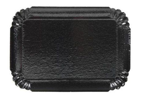 PLATEAU JETABLE NOIR 19 X 28 CM (VENDU PAR 25)