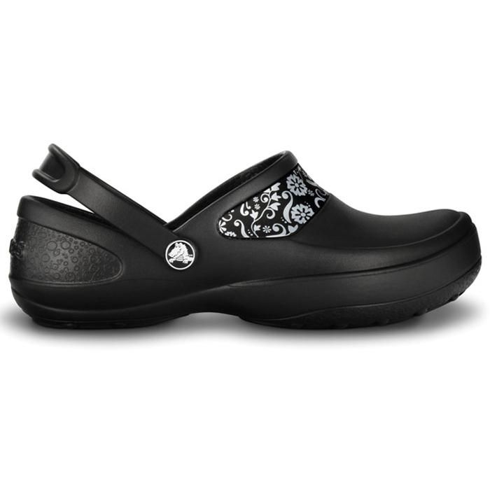 SABOTS CROCS MERCY WORK BLACK/SILVER