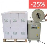SP93 - Cercleuse semi-automatique Ferplast - 130 kg - pour palettes avec sangle polypropylène 12 mm_0