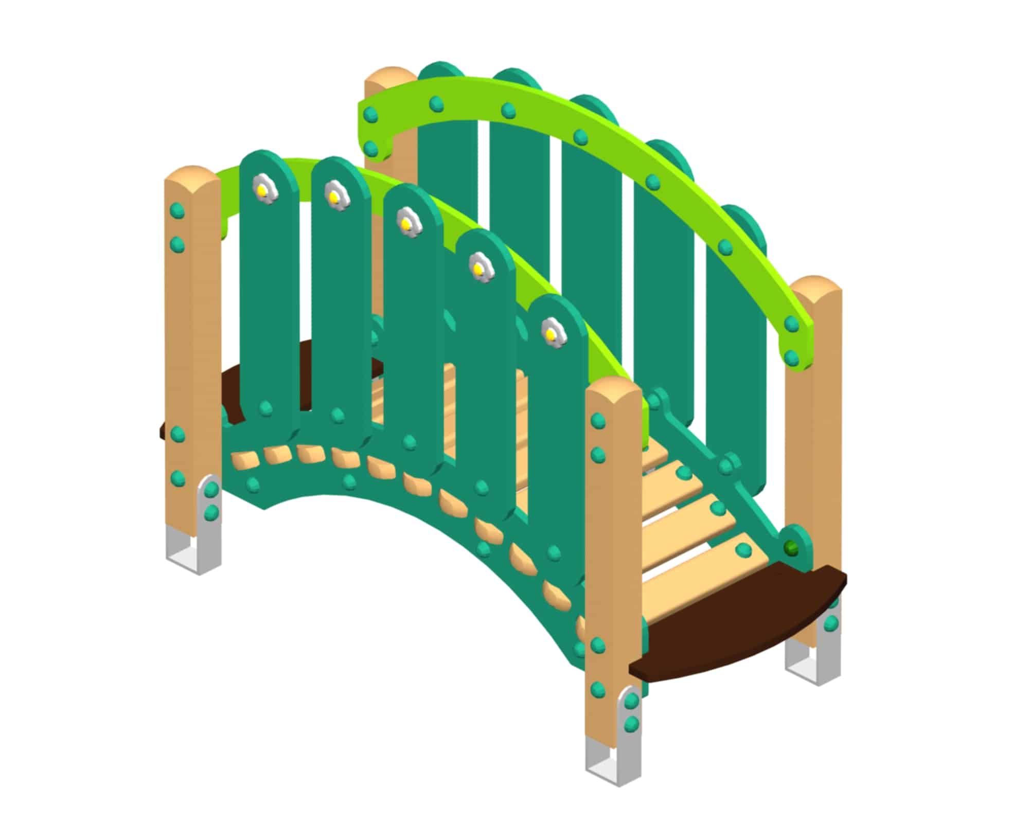 Structure multi-activités métallique chlorophylle le petit pont - ld1bp0551 - ludoparc_0