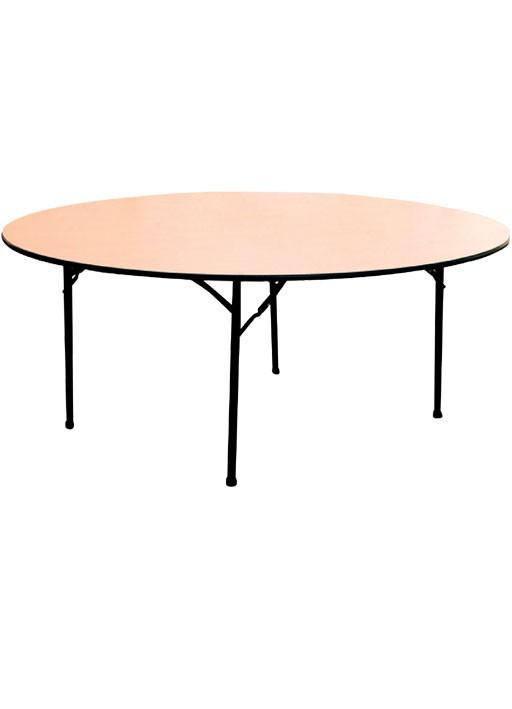 Table pliante ronde VEGA - Plateau Ø 150 mm - Mélaminé 22 mm - Finition époxy_0
