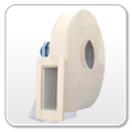 Ventilateur plastique - Série PMS - matériaux résistants PE, PP, PPs, acier inox et ébonite_0