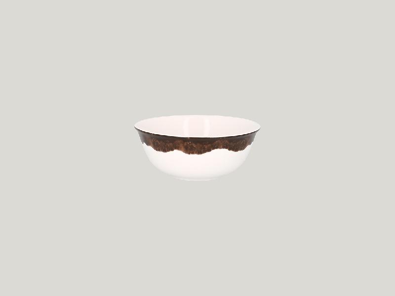 BOL ROND MARRON PORCELAINE Ø 16 CM WOODART RAK
