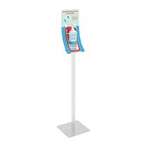BORNE DE SUPPORT SUR PIED POUR GELS HYDROALCOOLIQUES