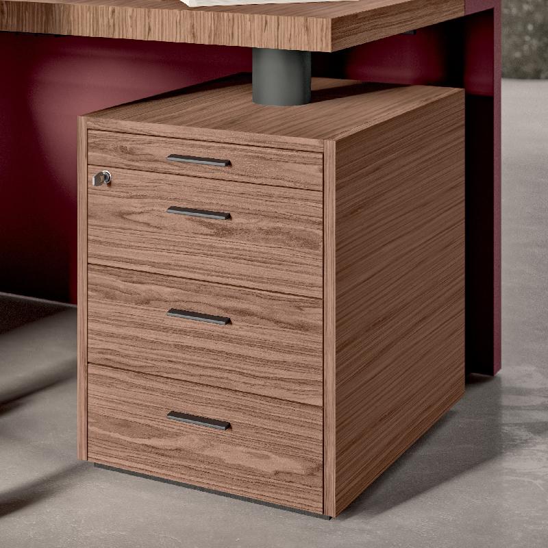 Bureau de Direction avec retour E10 - Quadrifoglio - Oui, 264, Ébène, Cuir noir_1