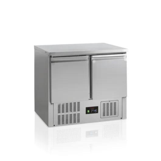 Comptoir réfrigéré pour saladette professionnel positif - 900x700x877 mm - GS91_0
