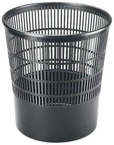 CORBEILLE À PAPIER PLASTIQUE CEP ECO NOIRE 16 L