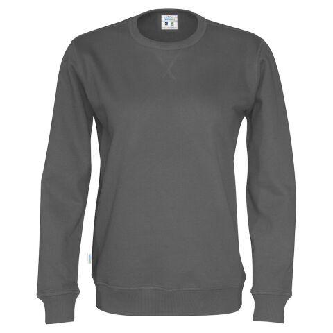 COTTOVER SWEATSHIRT COL ROND HOMME - CERTIFIÉ GOTS ANTHRACITE - TAILLE XS