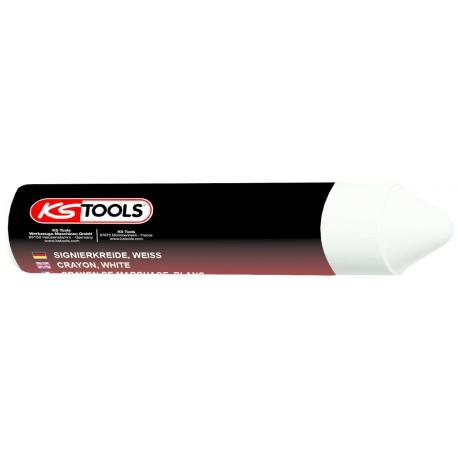 Crayon blanc de marquage pour pneu, 12 pces - KS Tools | 100.4050_0