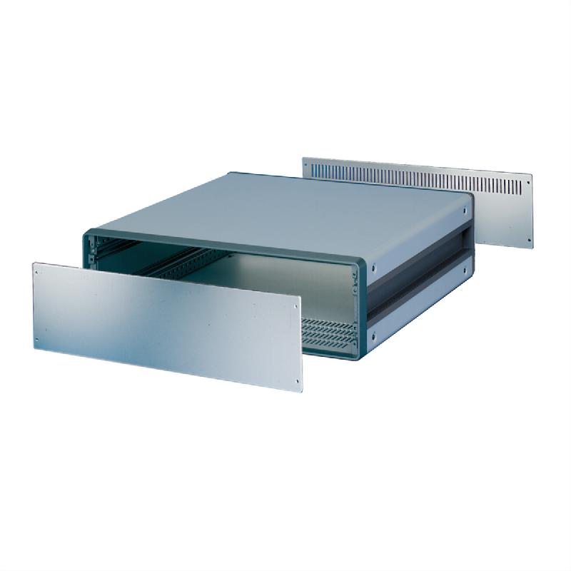 Face avant SCHROFF CompacPRO, 4 U, 63 CV, 2 mm, alu, anodisé, bords non traités_0