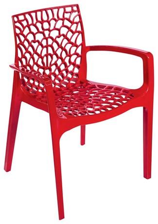 FAUTEUIL DE TERRASSE SAPHIR ROUGE