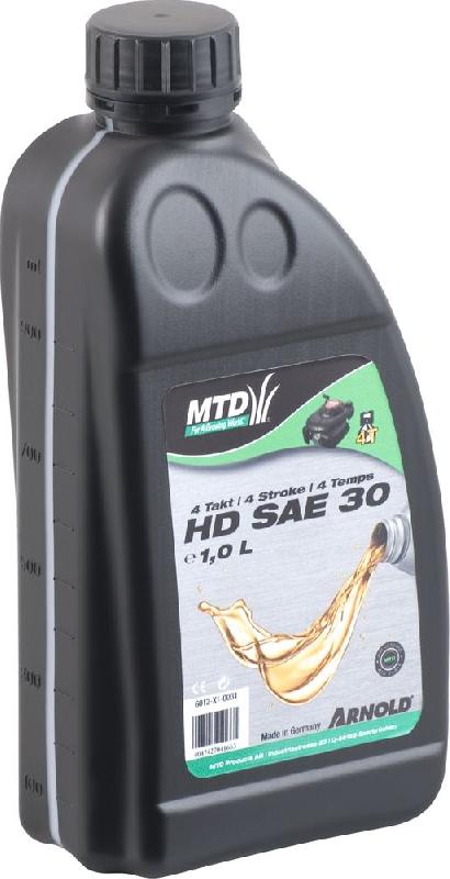 Huile moteur monograde SAE 30 HD - pour moteurs 4 temps des petites machines - 1L_0