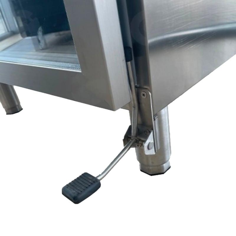 Kit pédale d'ouverture de porte droite - tout inox - Marque TECHNITALIA_0