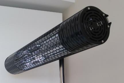 M Comfort Moon - Radiant infrarouge halogène 2 kW pour installation murale - faible luminosité et télécommande_0
