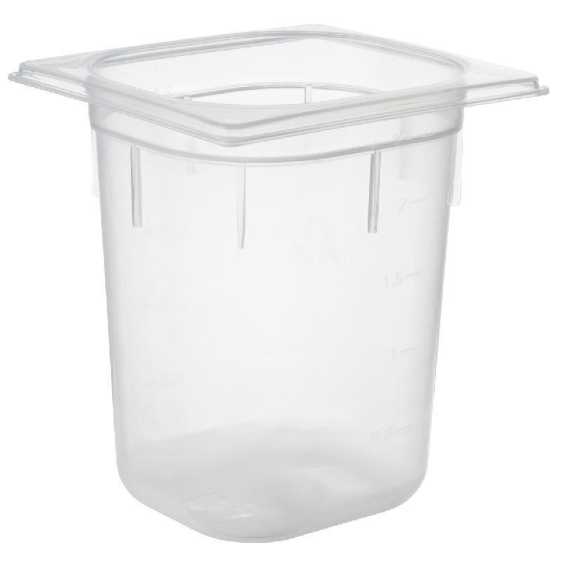 METRO Professional Récipient GN 1/6, 200 mm, polypropylène - transparent plastique polypropylène 96019_0