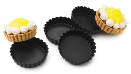 MOULE À TARTELETTE CANNELÉ EXOGLASS® 11 CM (VENDU PAR 12)