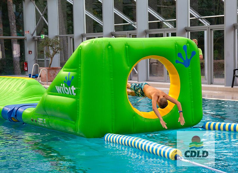 Nouveauté - Module TargetJump Wibit pour aquaparc gonflable - obstacle modulaire anti-dérapant_0