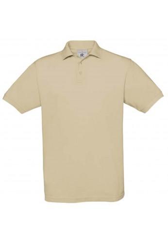 Polo de travail beige - manches courtes - 100% coton - tailles S à 3XL - CGSAF-sand_0