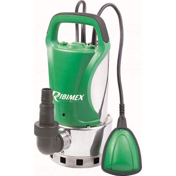 Pompe de relevage inox - eau chargée - 1100W - 18500 l/h - particules jusqu'à 20 mm - immersion maxi 7m - 306418_0