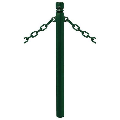 POTELET PROVINCE Ø76 MM CHAINES 2 ANNEAUX CITY VERT 6005 - PROCITY