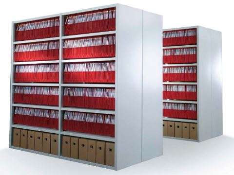 Rayonnage fixe métallique pour le stockage de boites archives, de dossiers suspendus, classeur, cartons- SYSCO®_0