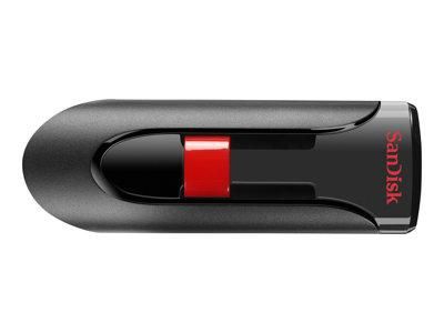 SANDISK CRUZER GLIDE LECTEUR USB FLASH 32 GO USB TYPE-A 2.0 NOIR, ROUGE