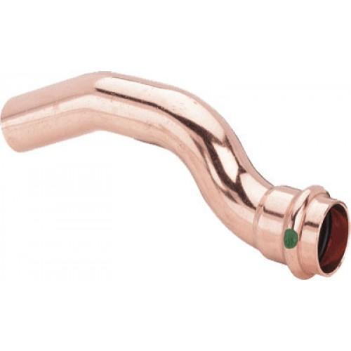 SAUT DE TUBE CUIVRE MÂLE/FEMELLE À SERTIR - DIAMÈTRE 18 VIEGA
